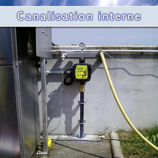 canalisation interne en PVC