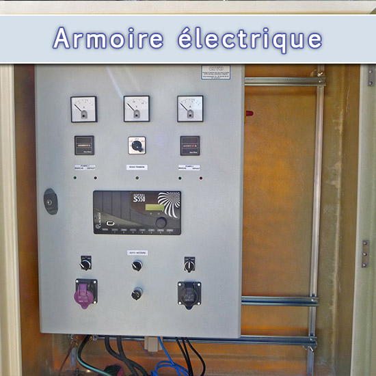 Armoire électrique pour pomper de l'eau