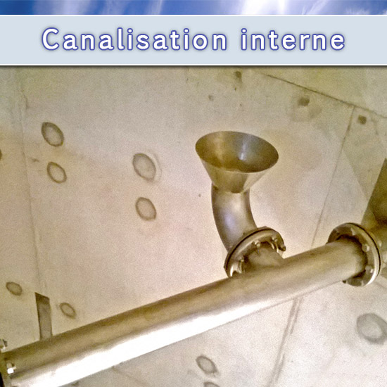 Canalisations internes en inox