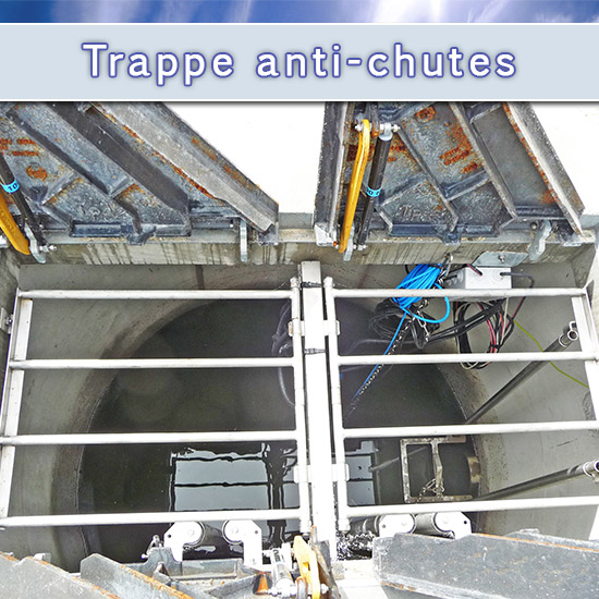 Sécurité : Trappe anti chute